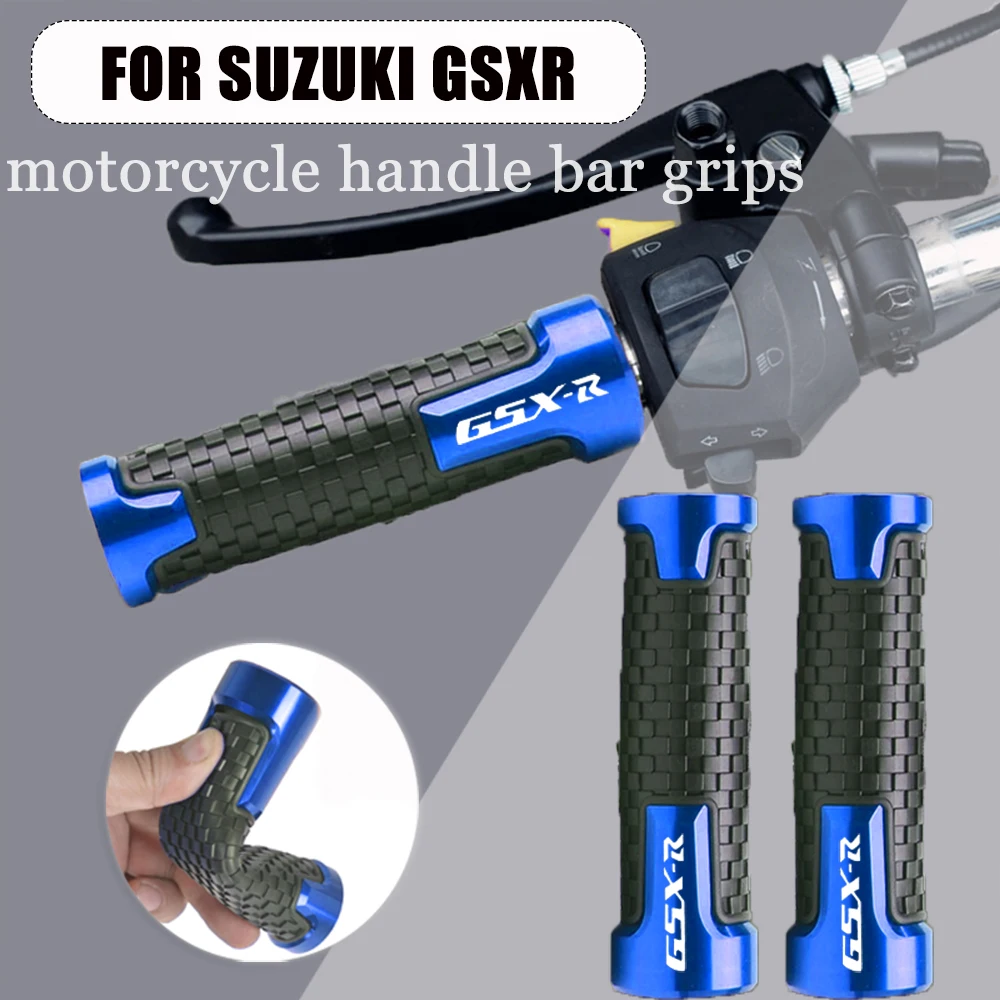 For Suzuki GSXR 1300 1100 1000 750 600 150 Motorcycle 7/8\'\' 22MM Handlebar Grips Hand Bar Handle Grips