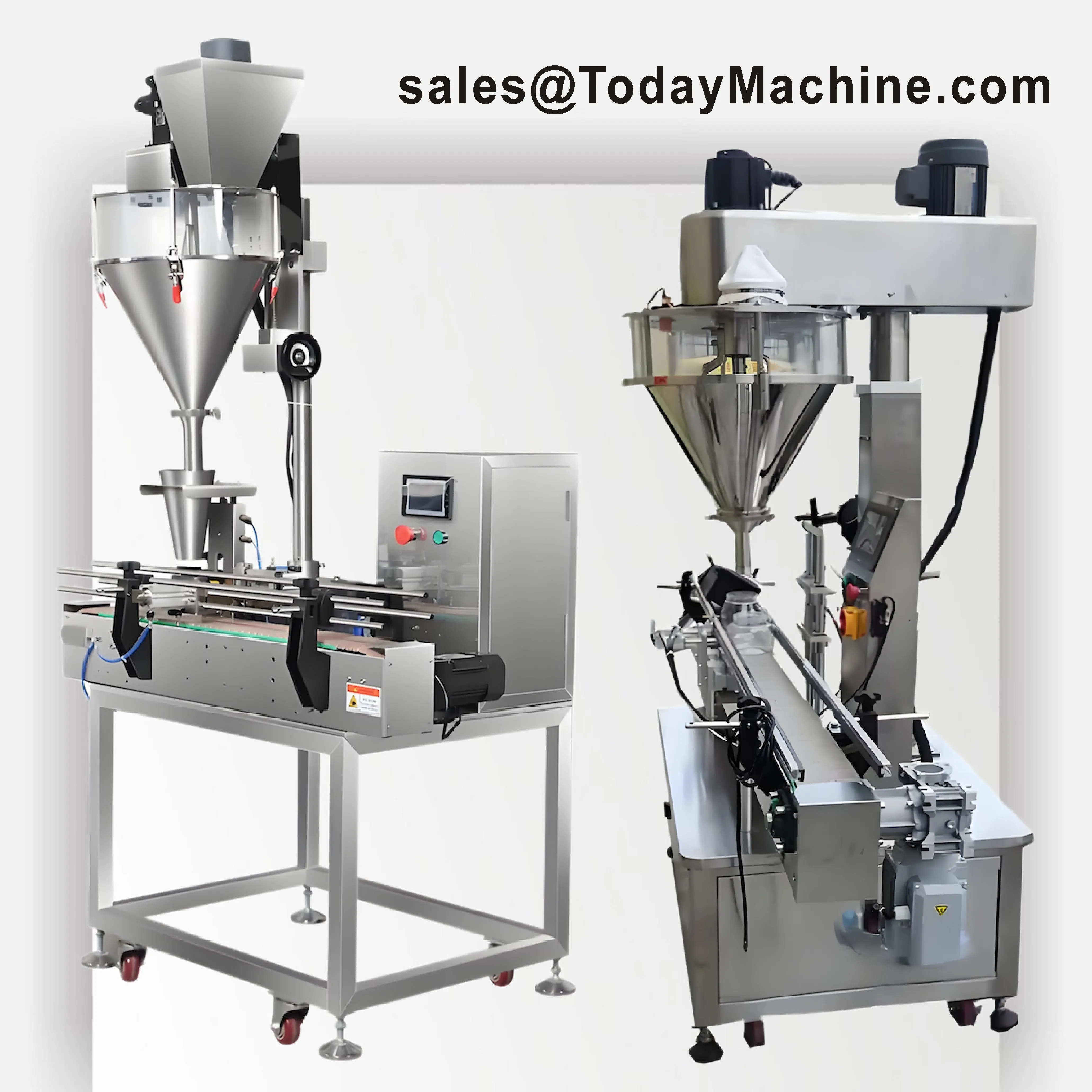 Hot Selling Desktop Powder Filling Machine 50g 100g 200g 500g Semi-Automatic Electric Motor Easy Operate for Food Wood Cartons