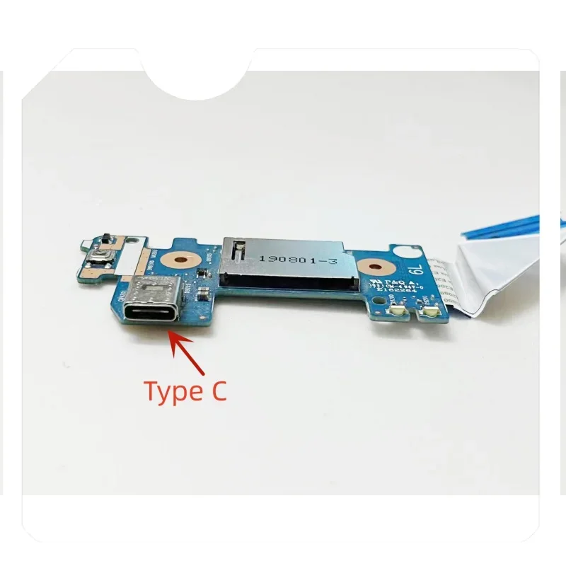 For HP 14s-cr 14-dk 14-ck 14-cf portable USB 3.1 Type C Power Card Reader L24483-001 6050a2979701 product 100% test normal