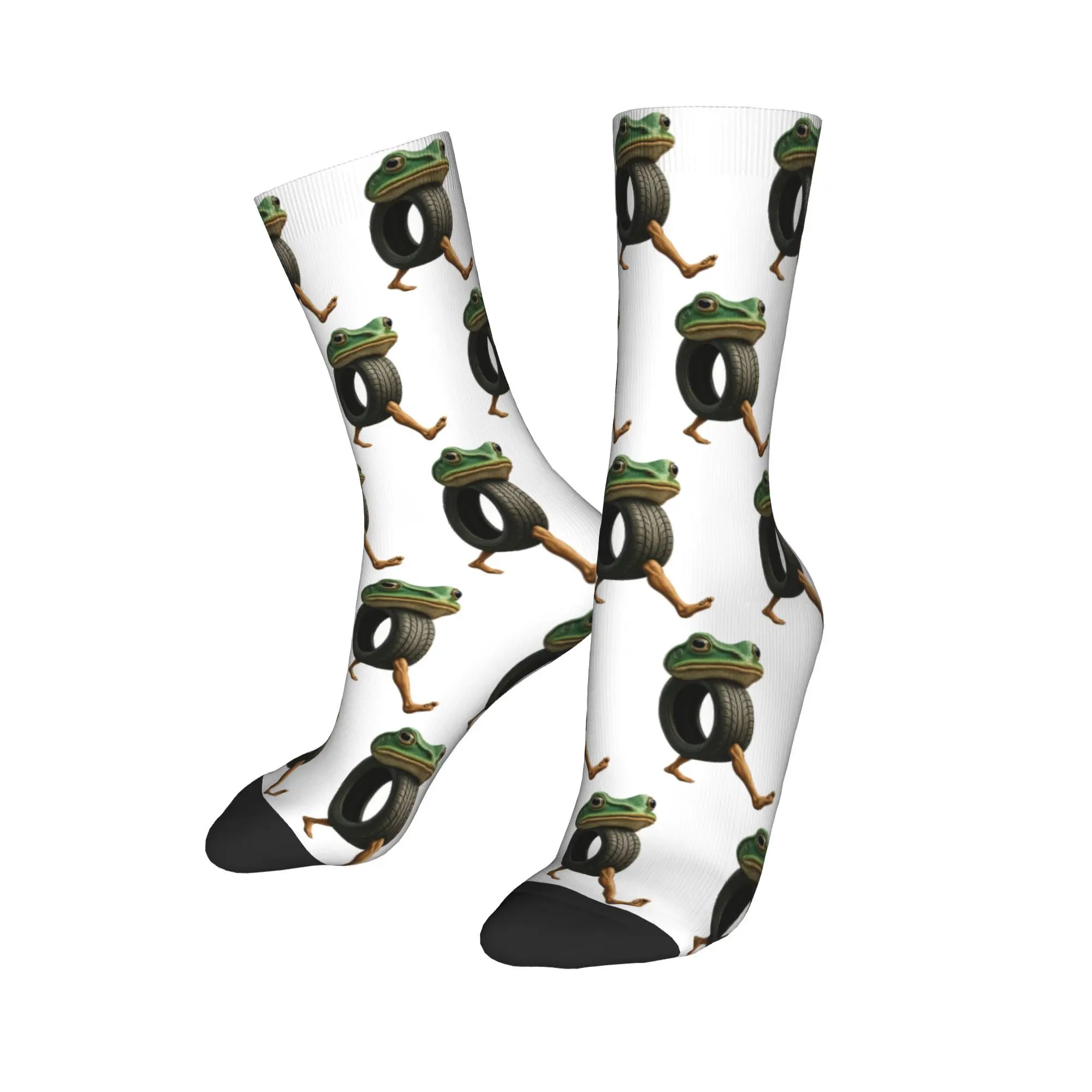 

Boneca Ambalabu Italian Brainrot Meme Socks Men's Women's Polyester Socks Hip Hop Spring Summer Autumn Winter Middle Tube Socks