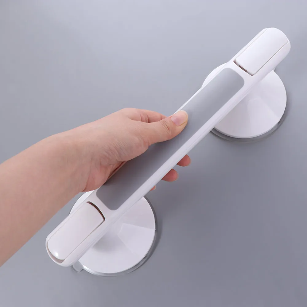 

Super Large Suction Cups Shower Handle Non-slip Ultra Grip Bathroom Grab Rails High Load-bearing Safety Barrier-free Handrail