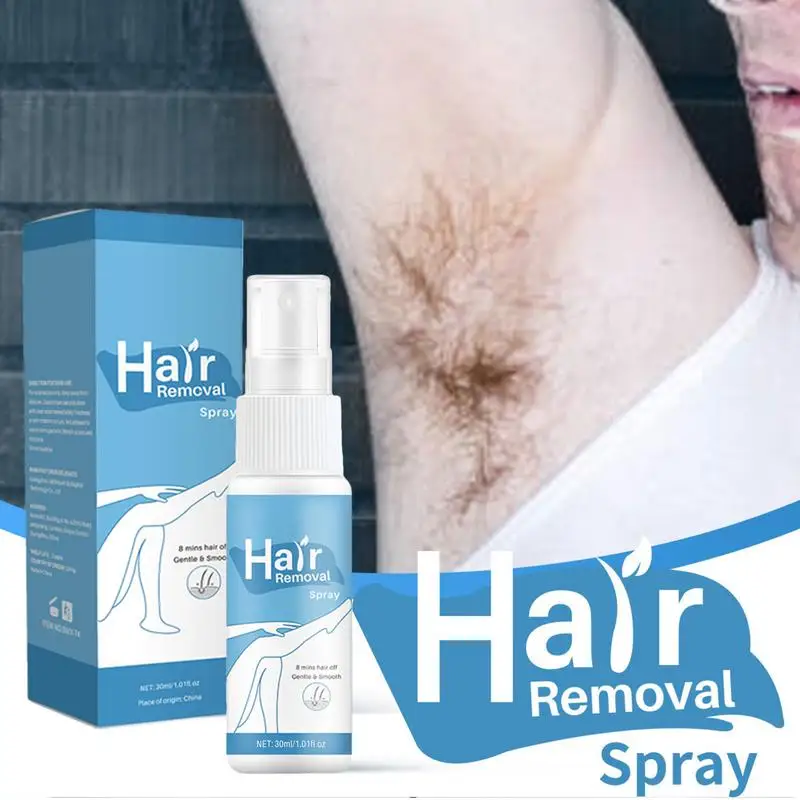 

Permanent Hair Removal Spray Painless Armpit Legs Arm Hair Remover Hair Growth Inhibitor Depilation Smooth Body Care 30ml