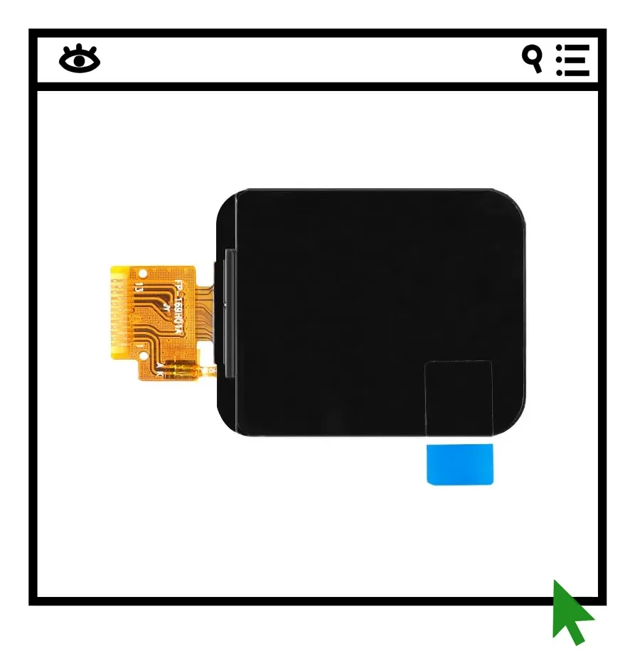 

1.69-inch color TFT display screen, high-definition IPS LCD, bare screen LCD screen, 240 * 280 SPI interface