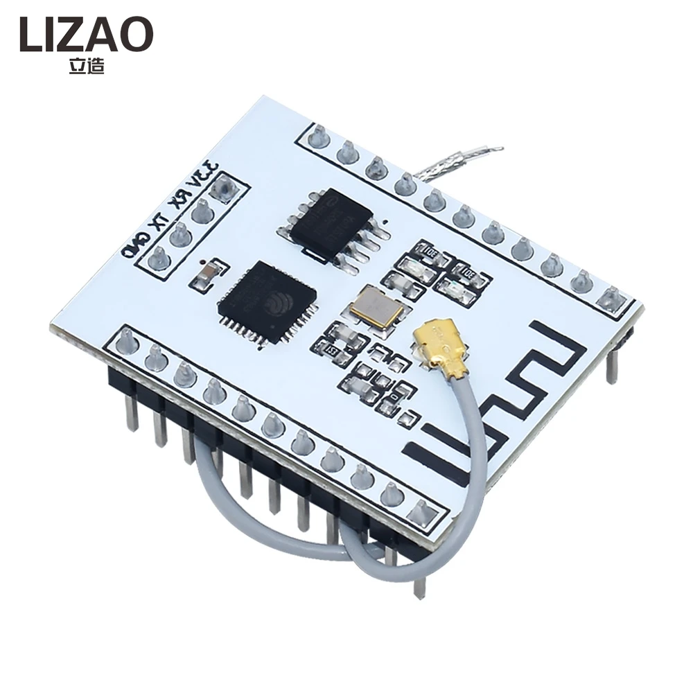 ESP8266 Serial Port WiFi Module, ESP-201 Wireless Transceiver with IPX Antenna and Full I/O Leads