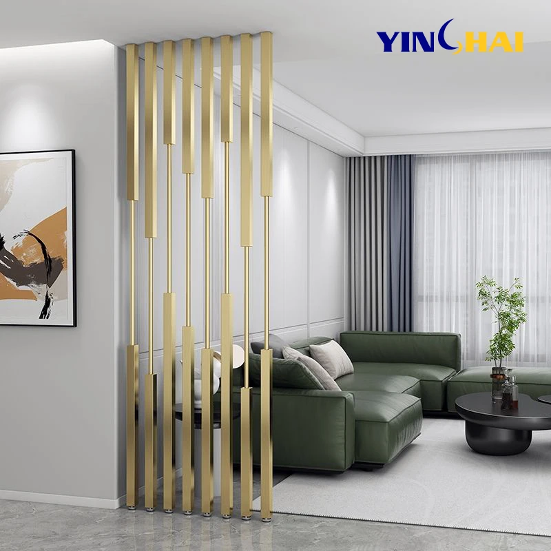 Customizable Decorative Room Dividers Stainless Steel Decorative Metal Screen Screen Partition