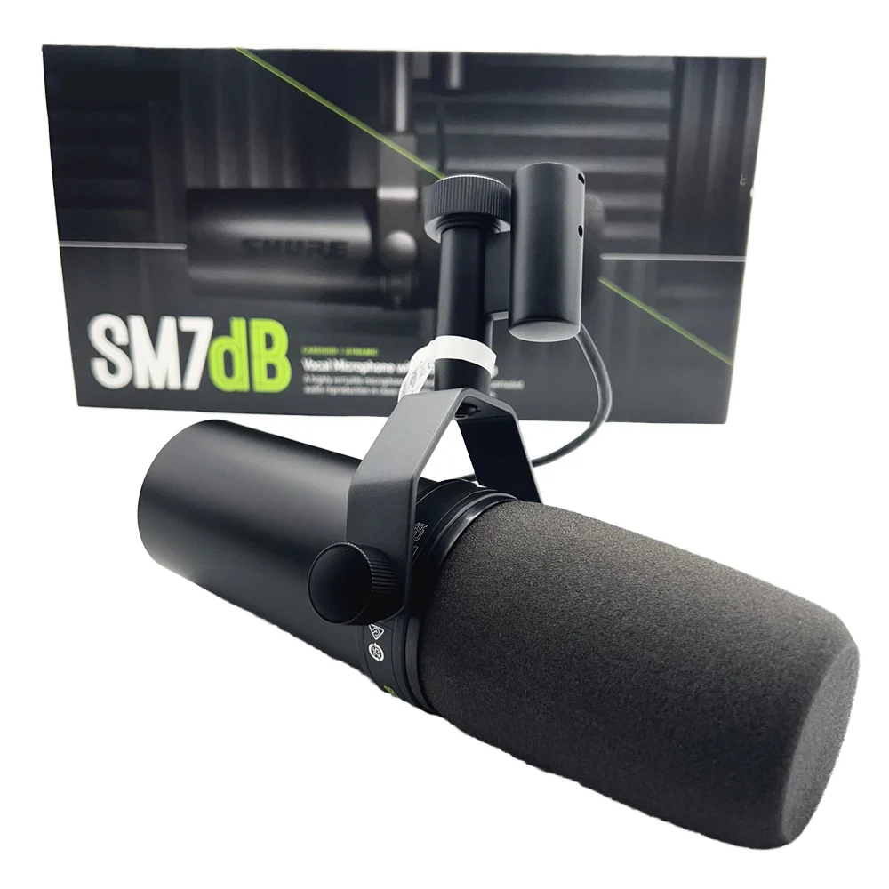 SM7dB Dynamic Vocal Microphone Broadcast-Quality Metal Wired Microphone for Podcasting Studio Recording Electromagnetic