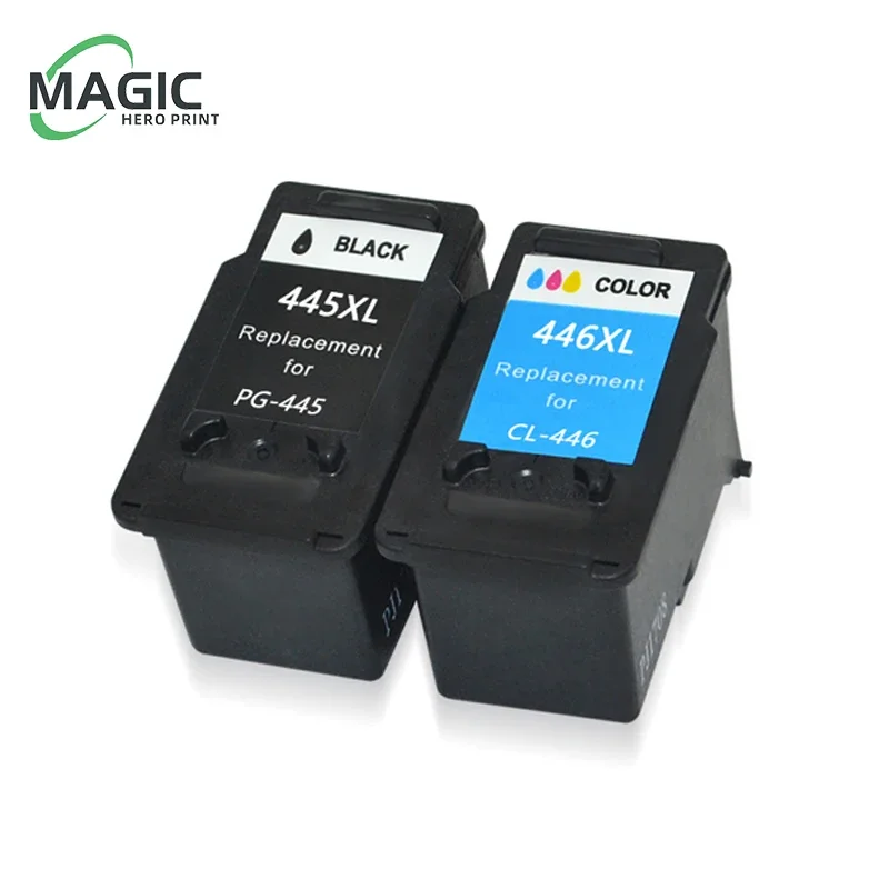 Magic NewPG 445XL CL-446XL Ink Cartridges For Canon Pixma IP2840 MX494 MG2440 MG2540 MG2940 Printer full Ink Cartridge PG 445