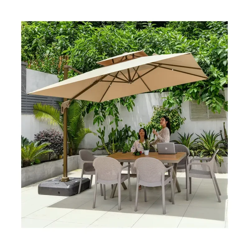 [280 Grams Canopy Polyester]Acrylic 6 Years No Fading Garden/Hotel/Coffee Shop/Rustaurant/Patio/Courtyard Umbrella Resell