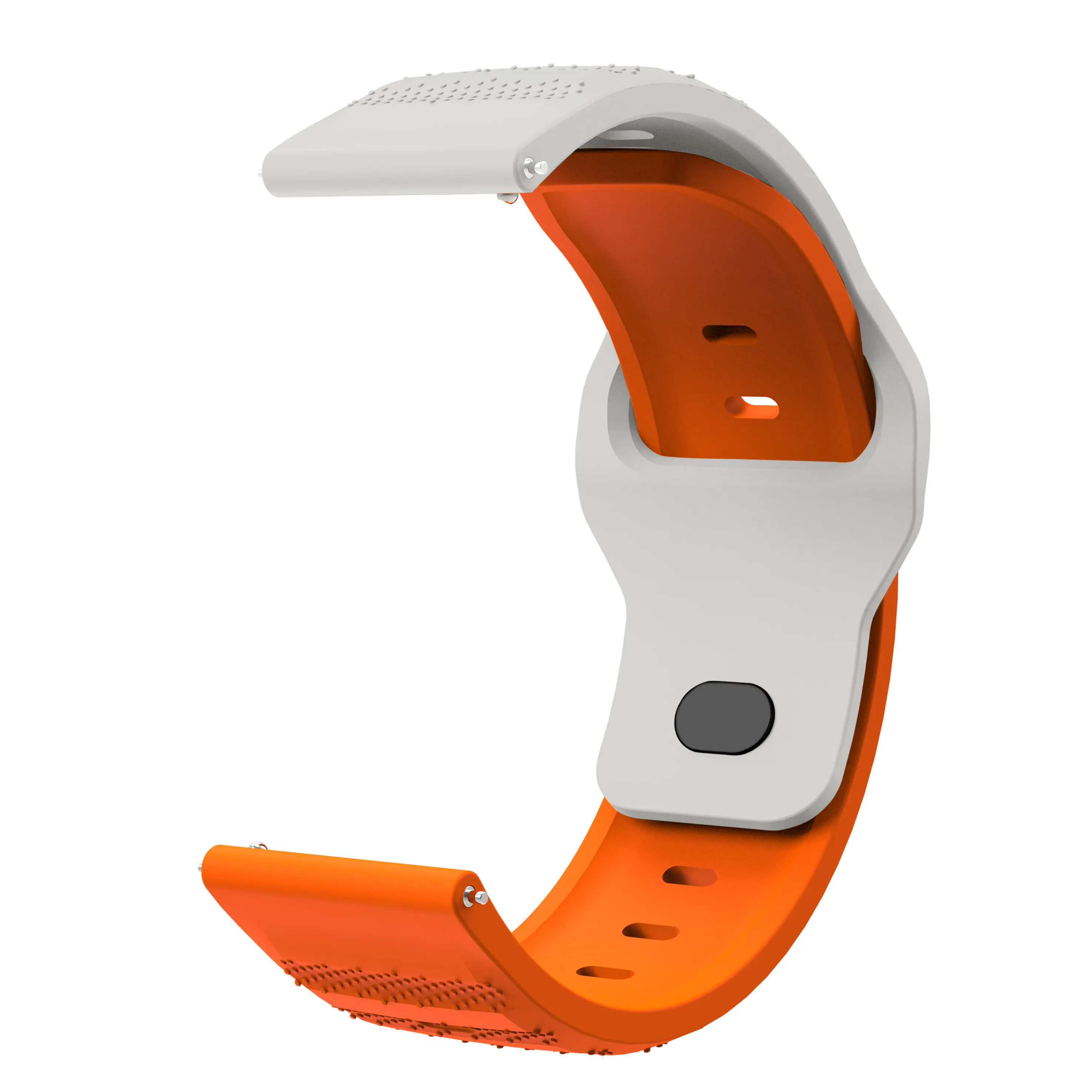 حزام ساعة عصرية عالمية 20 ملم 22 ملم لهواوي سامسونج جارمين، حزام ساعة مقاوم للماء من السيليكون سريع الإصدار للرجال والنساء