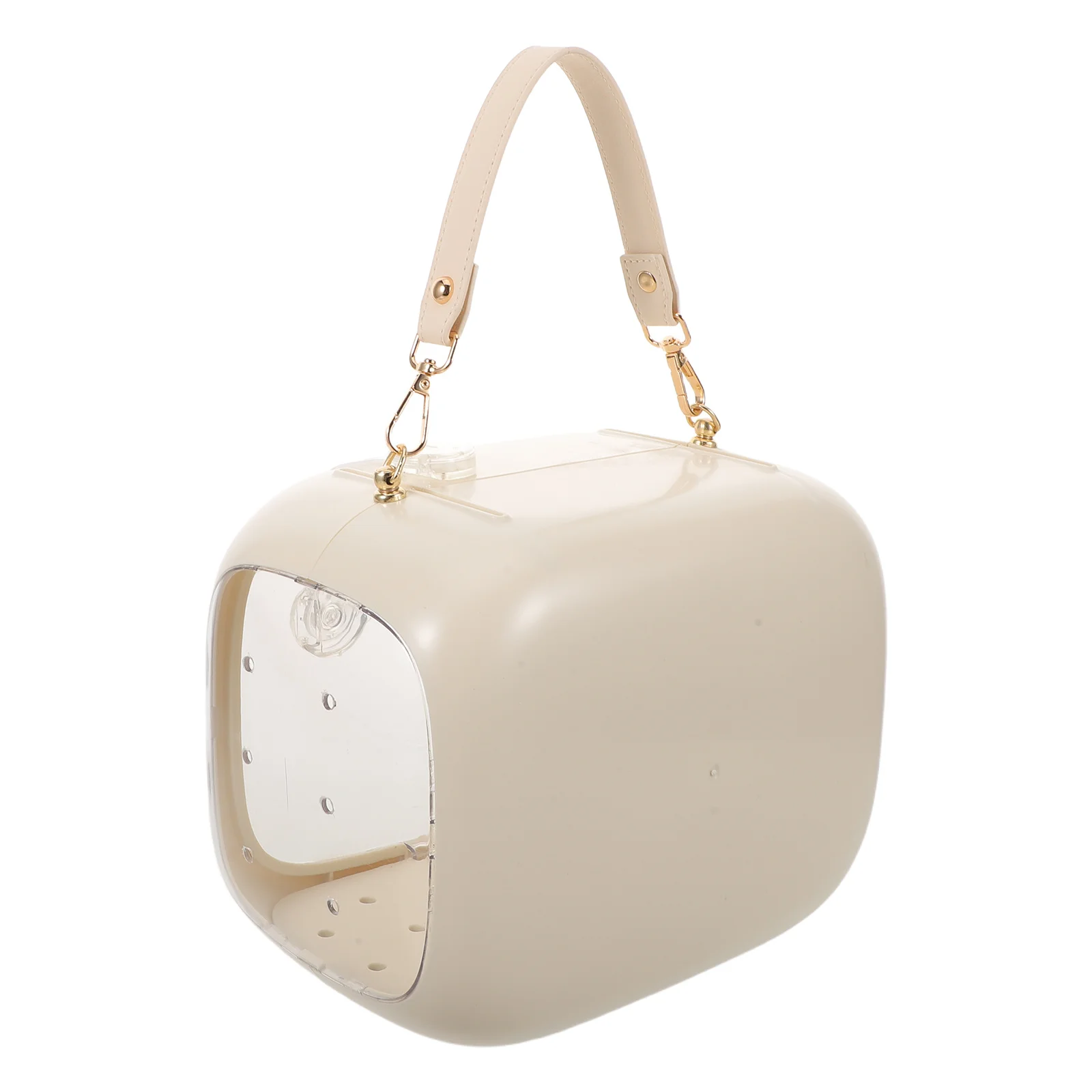 

Portable Transparent Bird Carrier Cage Lightweight Travel Parakeet Small Parrot Outdoor Bird Takeaway Bag Travel Carrier