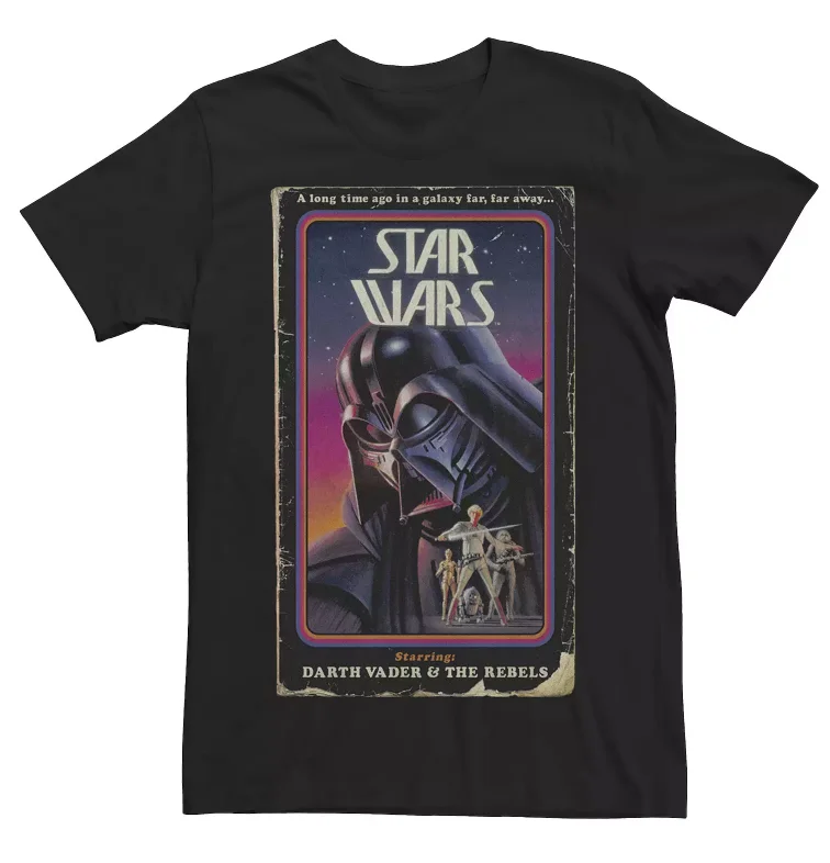 

Мужская футболка с короткими рукавами «Звездные войны», повседневная в стиле ретро с sci-fi Darth Vader r2-d2 возвращается на Джедай Галактику, ежедневный подарок другу