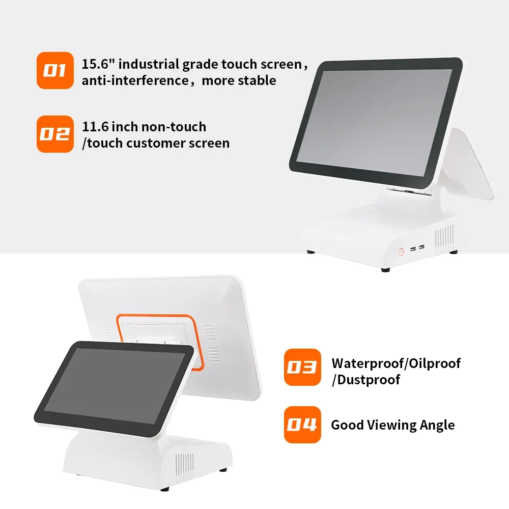 2025 offre spéciale nouveau design marque privée blanc caisse enregistreuse écran tactile Terminal de paiement Windows Pos systèmes Machine