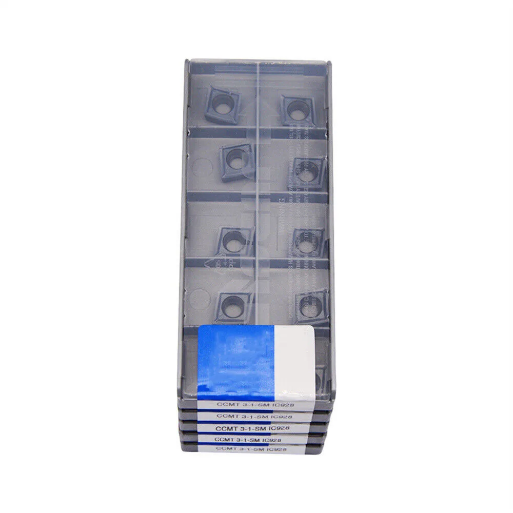 50pcs CNC Carbird Inserts CCMT3-1 SM IC928 CCMT09T304-SM IC928