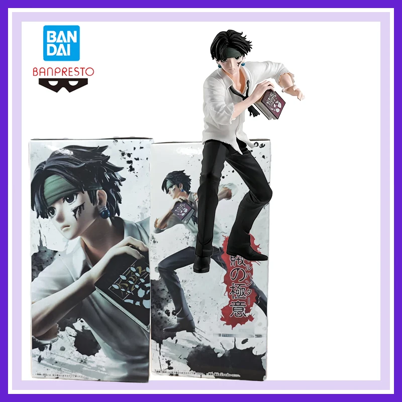 Genuino nuovissimo non aperto Bandai Banpresto One Piece Hunter Hunting Archives Chrollo Lucilfer 18 cm Fine Collection Artigianato