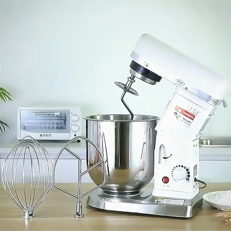 

Electric Stand Food Mixer Stainless Steel Chef Machine 7L Bowl Cream Blender Knead Dough Cake Bread Whisk Egg Beater
