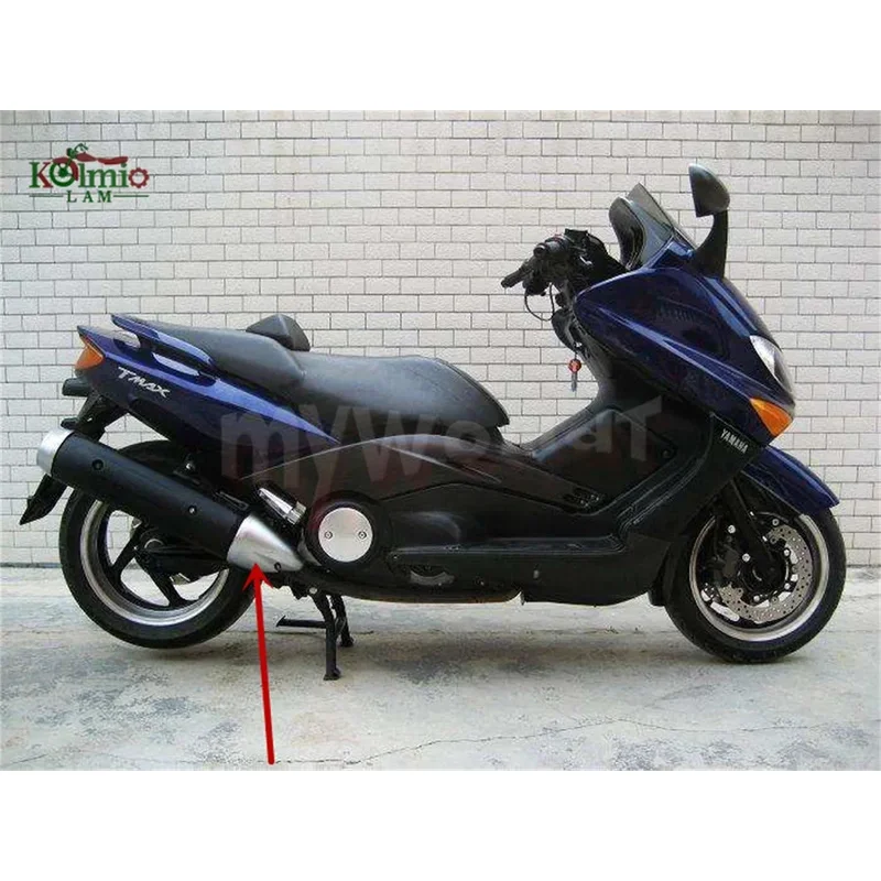 Fit For YAMAHA TMAX500 2001 - 2005 Motorcycle Exhaust Pipe Cover Muffler Front Cover TMAX 500 2002 2003 2004 01 02 03 04 05
