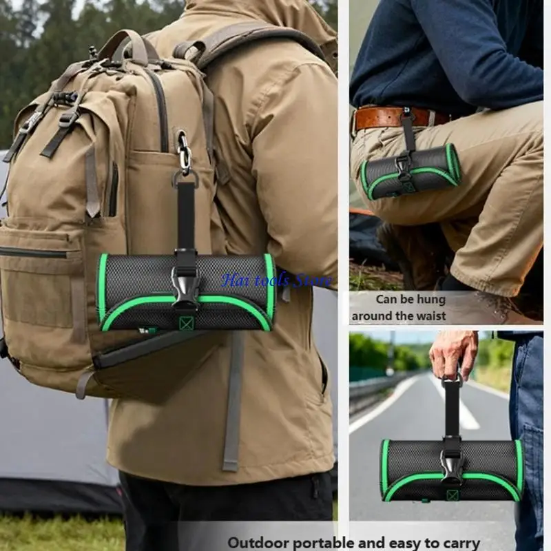 

X37E Roll Up Tool Cloth Fabric Construction Bag for Tool Organization