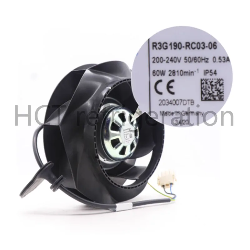 Original R3G190-RC03-06 230V Ventilation cooling fan