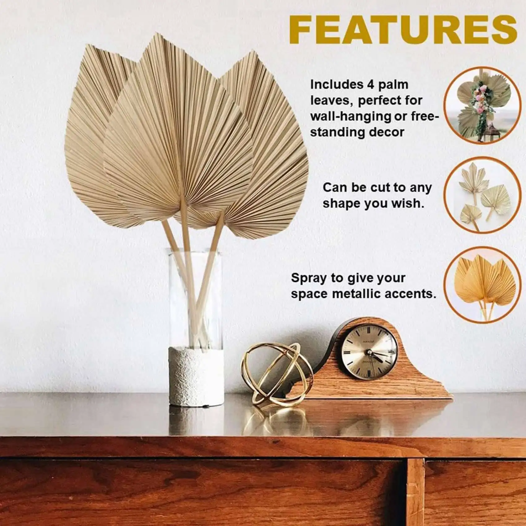 AT02-8 Sztuk Naturalnych Suszo – Palm Leaf Dried recenzja i cena
