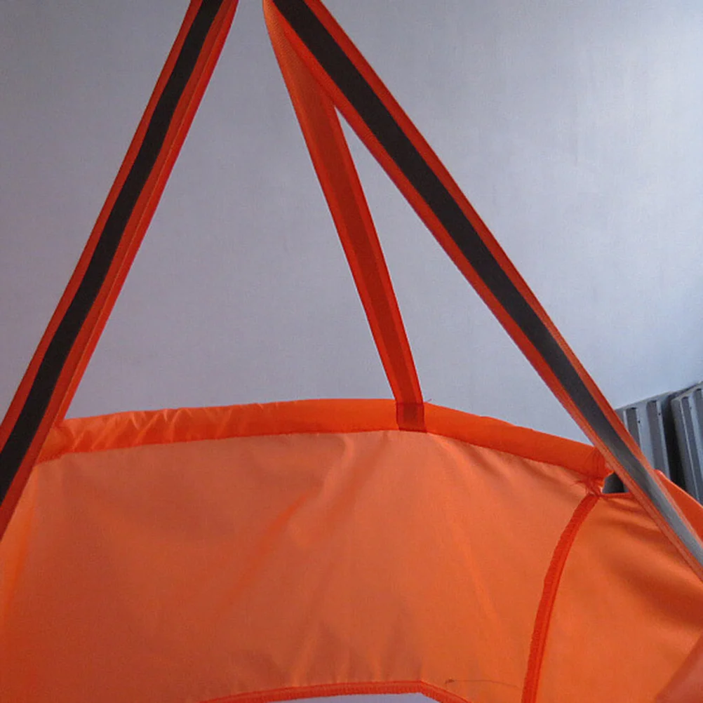 Windsock 0.8M Ripstop Waterproof Fluorescent Reflective Belt Outdoor Indicator For Meteorology Agriculture Environmental