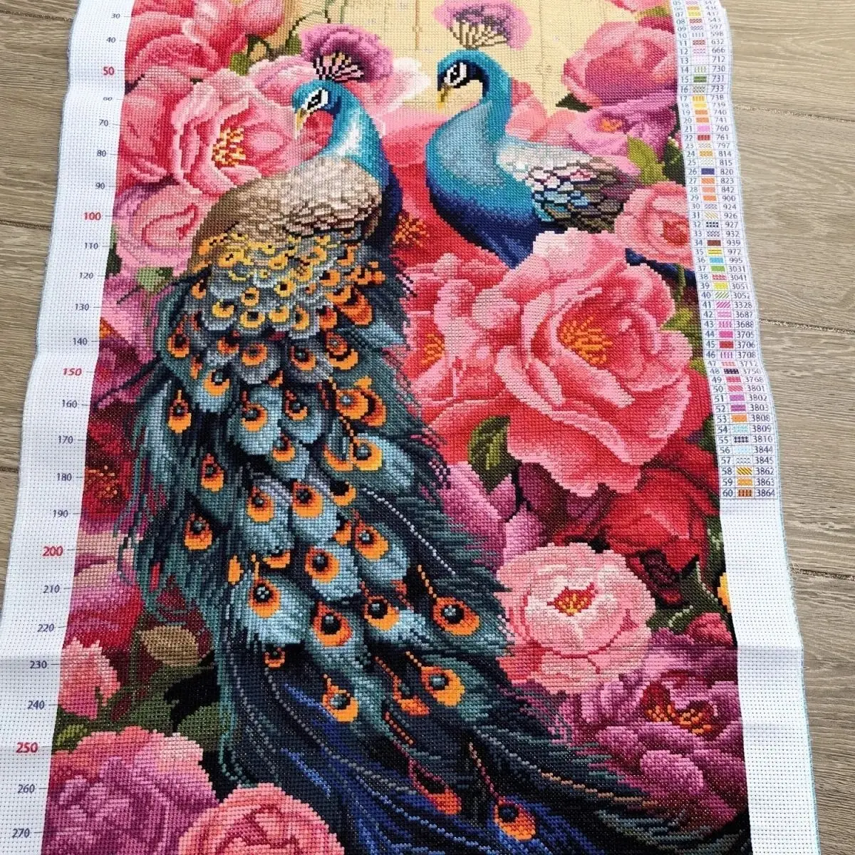 

Handmade cross stitch products including bird spirit flower, peacock painting, flower, dining room, home decoration, living room