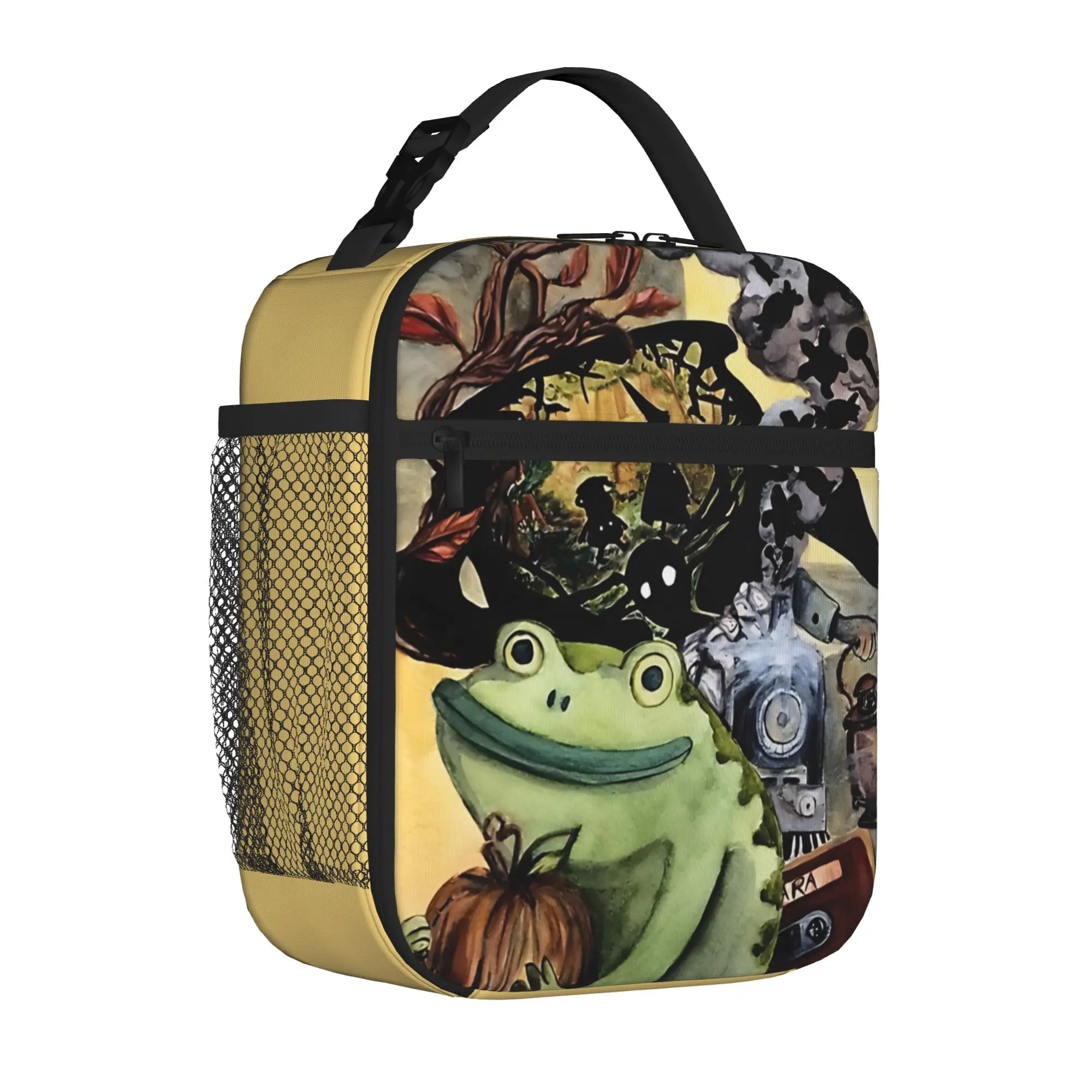 1 Piece For Students Food Container dark forest Portable Pocket OTGW Zipper Closure Aluminum Foil Food Pouch For Travel