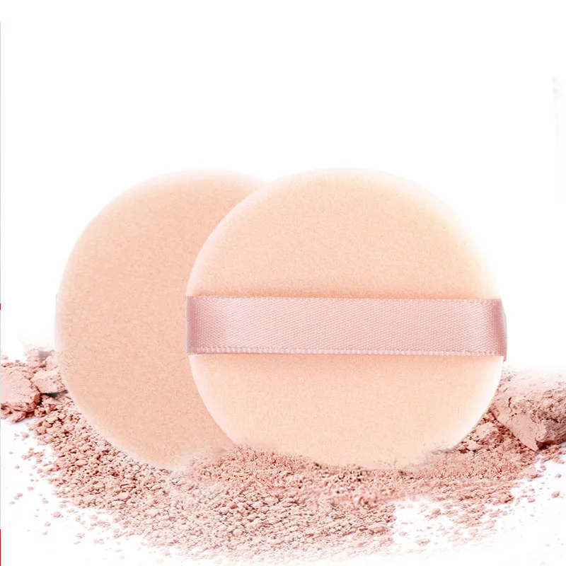 5/10 stuks gezichtspoeder foundation bladerdeeg ronde vorm draagbare zachte cosmetische bladerdeeg make-up foundation spons beauty tool professioneel