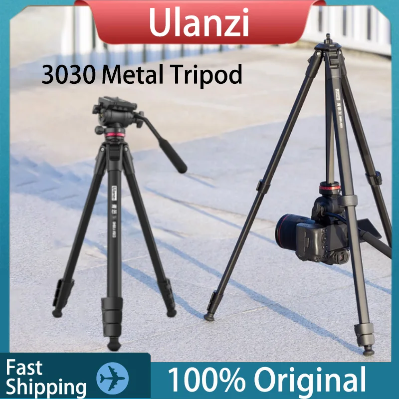 

Ulanzi 3030 Tripod Metal Portable Professional Tripods 160cm Extendable Stand For Dslr Camera Travel Photography Vlog Shooting