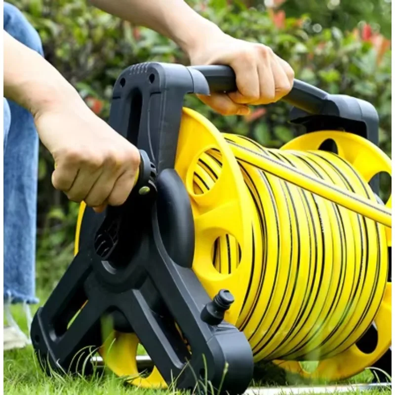 رخيصة الثمن جديد حديقة خرطوم المياه بكرة عربة خرطوم المياه طبل لتخزين أنابيب المياه في الحديقة #3