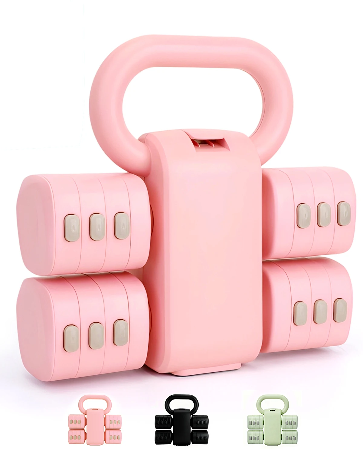 Dual Function Adjustable Kettlebell Dumbbell Household Women Weight Training Equipment