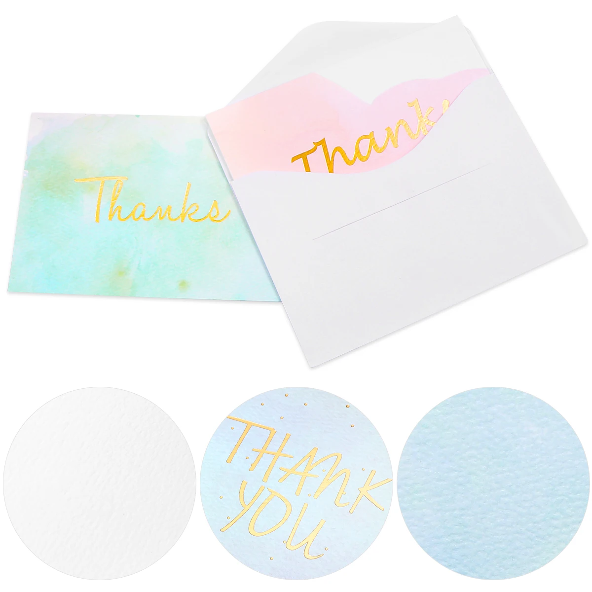 

Thank You Card Thankyou Cards with Envelopes Holiday Decorative Greeting Baby Shower Bridal