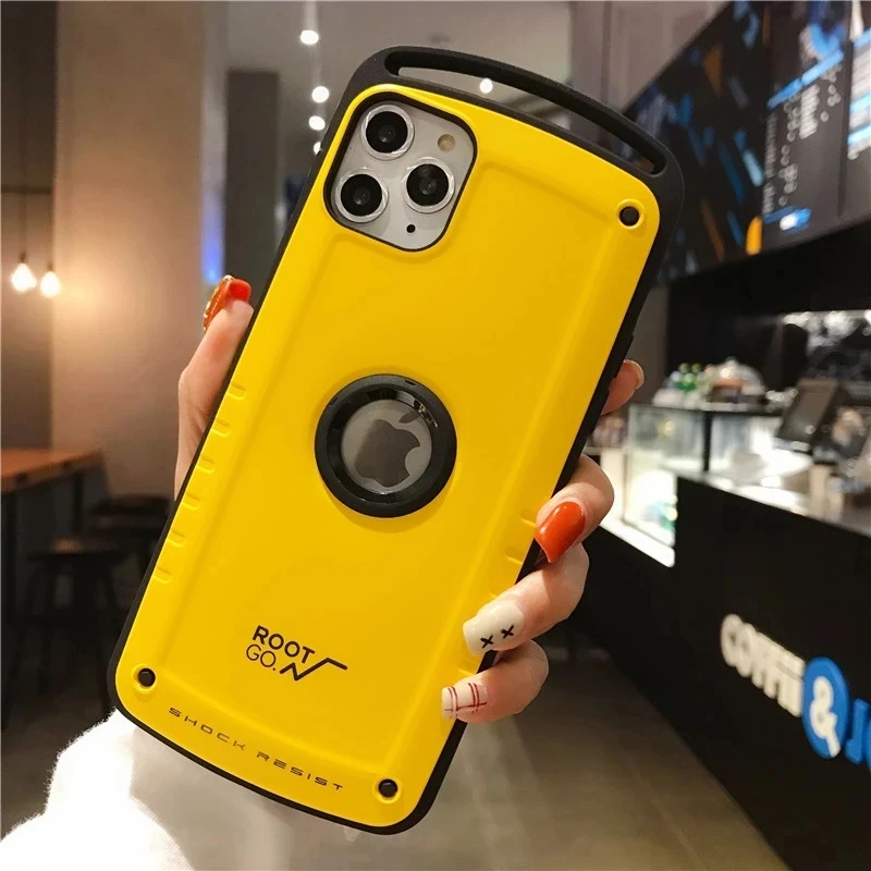 Luxury iPhone Case For iPhone 14 13 12 11 Pro Max 13 Heavy Duty Armor Case For iPhone X XS Max XR 8 7 Plus Hard Silicone Covers