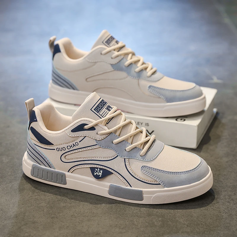 

Мужская обувь Теннисные кроссовки Дышащие мужские кроссовки Брендовые кроссовки на платформе со шнуровкой Скейтборд Обувь в стиле хип-хоп