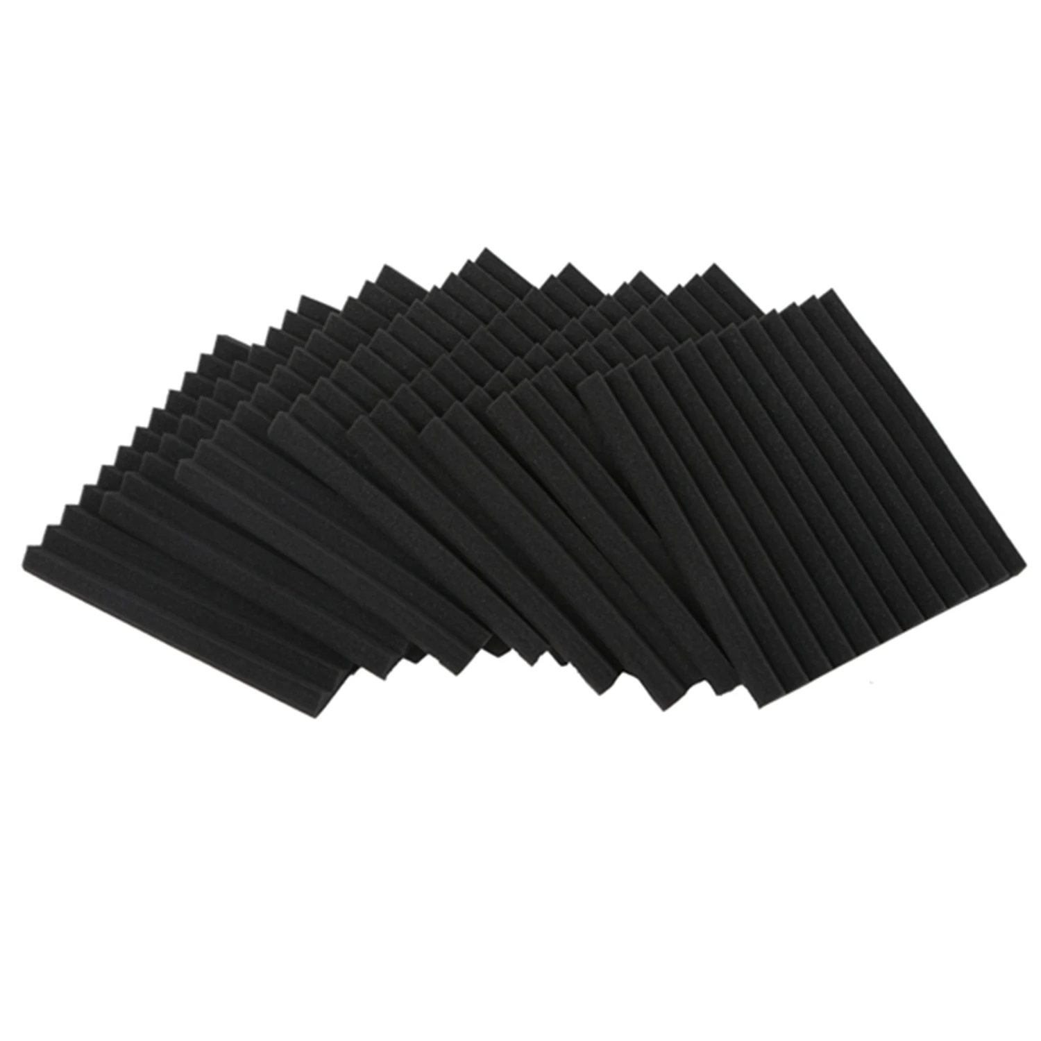 WON Wedge Acoustic Foam With Adhesive Tape 8 Pcs Soundproof Panels,Silencing Sponge