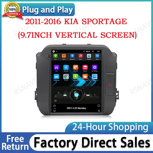 

For Kia Sportage 3 2008-2016 Android Car Radio Multimedia Video 2Din Navigation Carplay Head Unit Stereo Speakers Audio