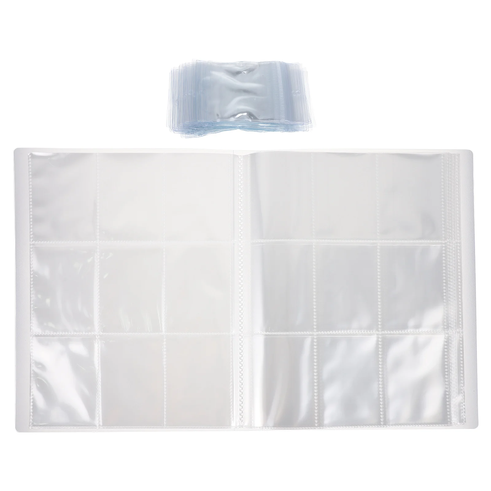 

Portable PVC Jewelry Storage Book 9 Grids 288 Slots 50 Sealed Bags 3 Inch Anti-Oxidation Dustproof Organizer for Rings Necklaces