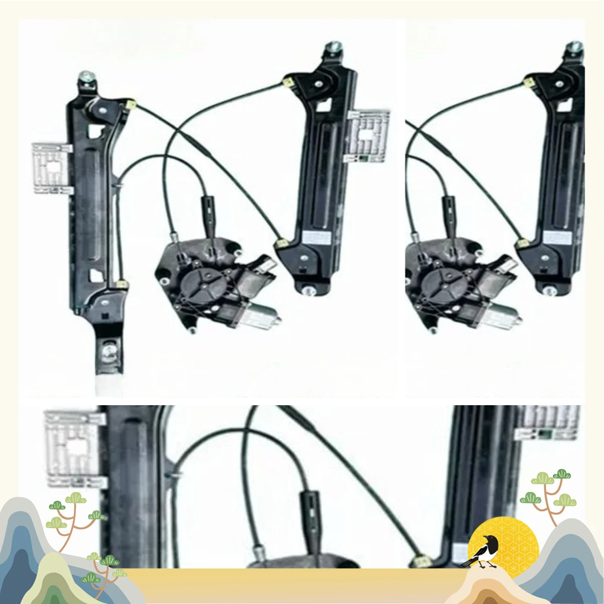 SLO3 Electric Glass Lifter Sl03 Window Lifter Window Shaker Bracket Wire Rope Motor Motor