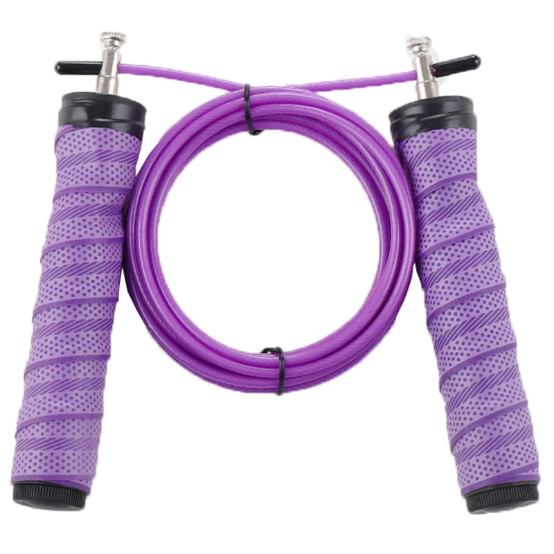 Adjustable Jumping Rope Speed Jump Rope Steel Wire Skipping Rope Exercise Portable Home Sport Equipment Fitness Workout Training