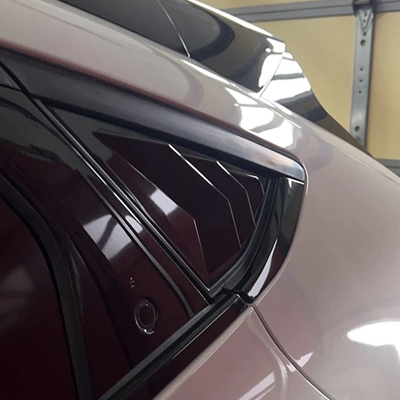 

Для Ford Mustang Mach-E 2021 2022 2023 2024 2025 треугольное украшение для заднего окна, жалюзи, товары для наружного украшения автомобиля