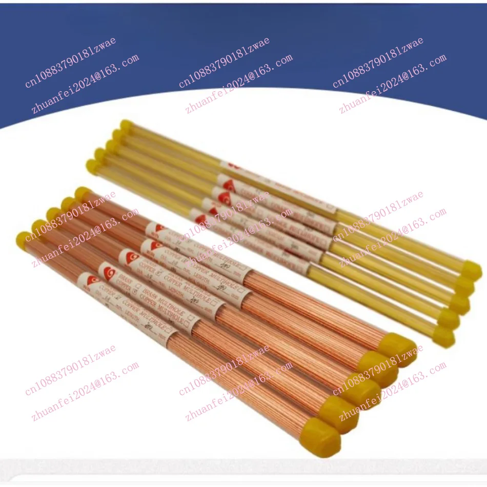 Single Hole Brass Tube,Copper Tube 500mm Drilling Machine EDM Wire Cutting Accessories Slow Running Electrode Consumables