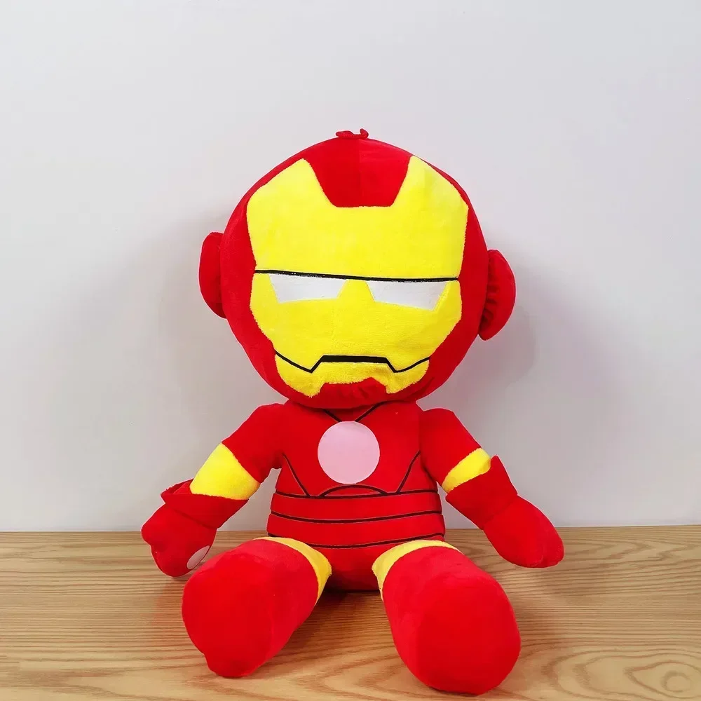 

45cm Hero Iron man Spiderman Captain America Stuffed Plush Toy soft Doll home decor Sofa pillow Ornaments kid Gift