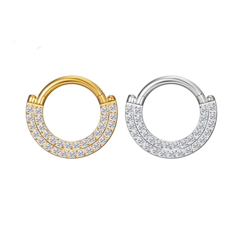 1 قطعة G23 التيتانيوم ثقب Daith الغضروف محارة أقراط متمحور تشيكوسلوفاكيا الأنف خواتم الحاجز الفرس اللولب قطعة مجوهرات للجسم بالجملة