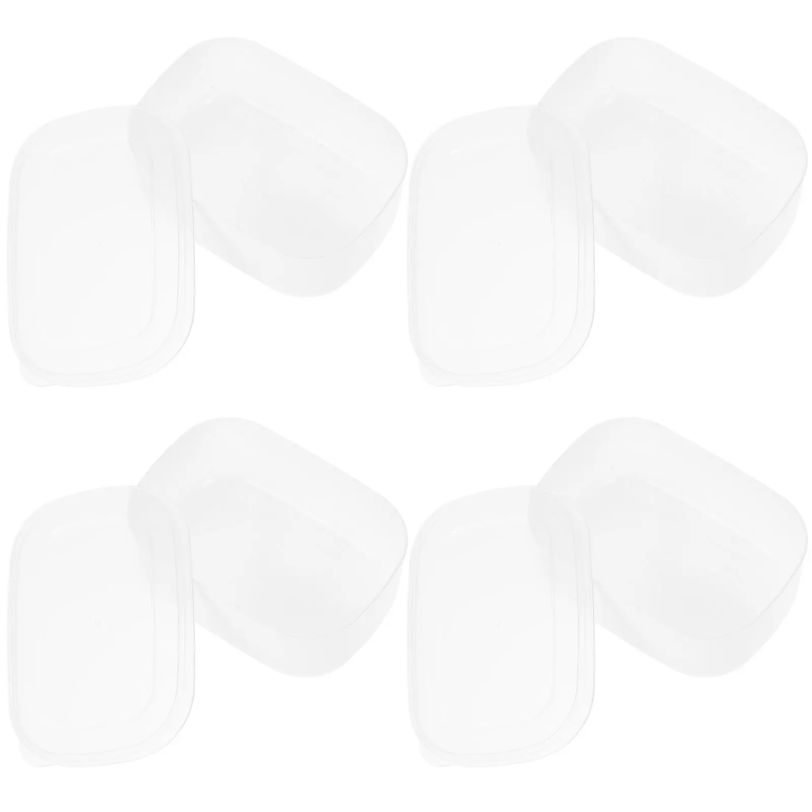 

4Pcs Fresh Storage Boxes Practical Freezer Organizer Household Food Bento Multi-Function Portable Fruit Box Bento Box