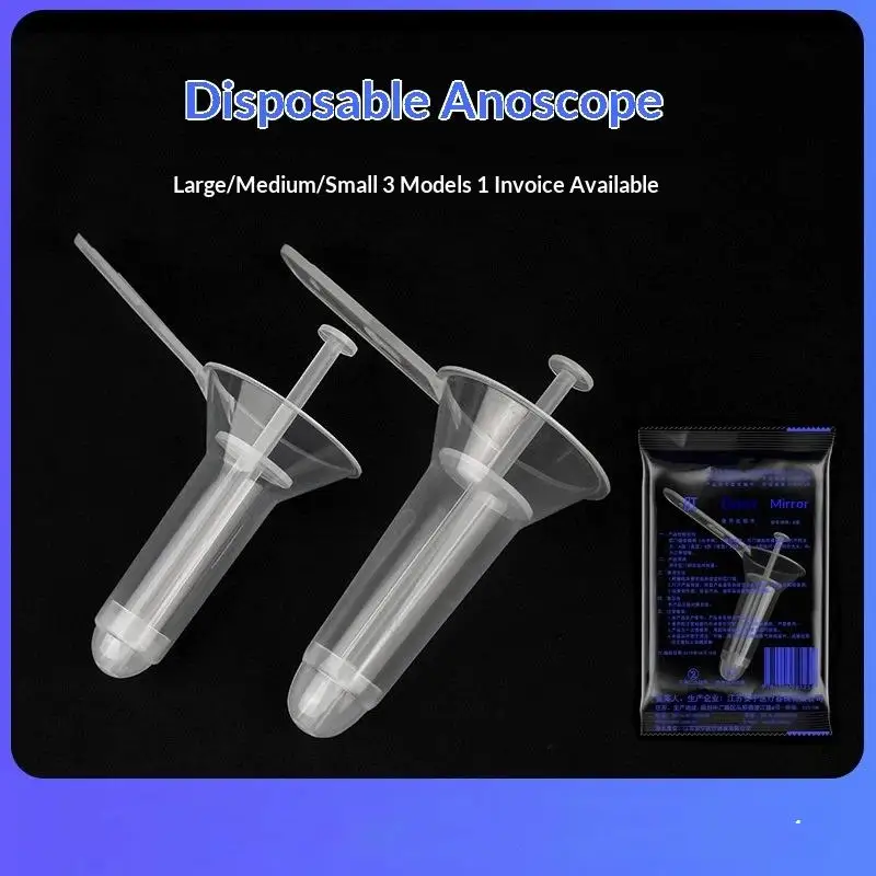 Disposable Transparent Anoscope Hemorrhoid Ligation Device Special Anorectal Health Missing Angle Palpable Anoscope