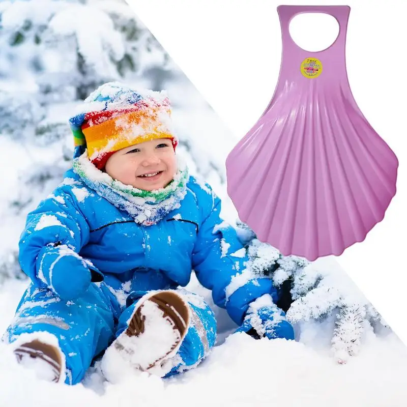 

Downhill Sprinter Downhill Sand Sled Flexible Snow Winter Sled Thickened Downhill Ski Snow Sled With Handle Cold-Resistant For