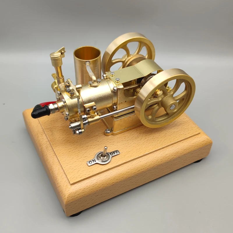 Mini motor Horizontal refrigerado por agua M25, motor de combustión interna Retro de cuatro tiempos, juguete para regalo