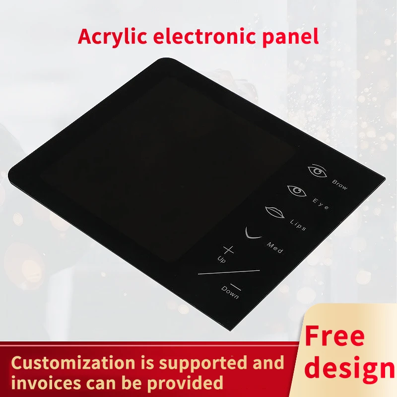 Acrylic panel, intelligent fingerprint lock control panel, scratch resistant acrylic control panel