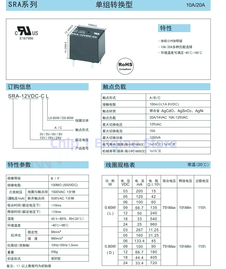 Nouveau et original 5/10 pièces puissance citations SRA-05VDC SRA-12VDC SRA-24VDC-AL/CL 4pin 5pin 5V 12V 24V 20A noir automobile citations