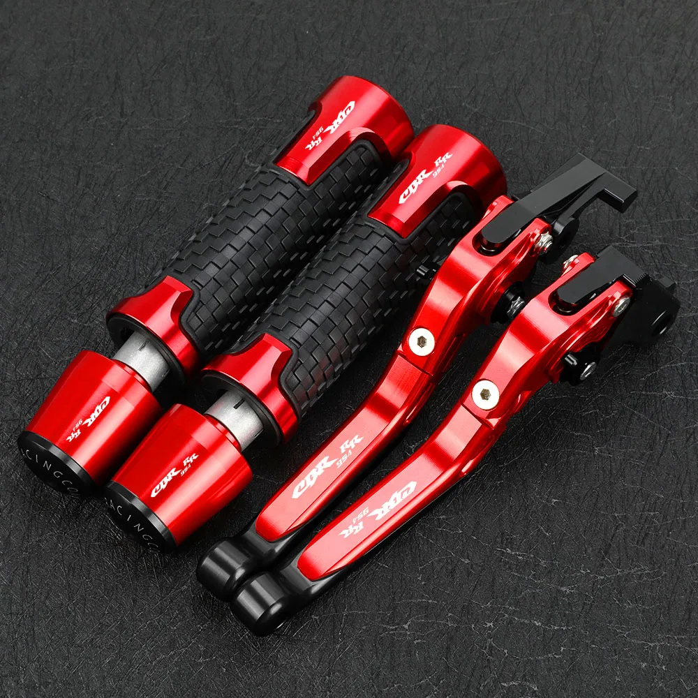 

For Honda CBR 954RR CBR 954 RR ABS 2002 2003 Accessories Motorcycle Adjustable CNC Brake Clutch Levers Handlebar Hand Grips ends