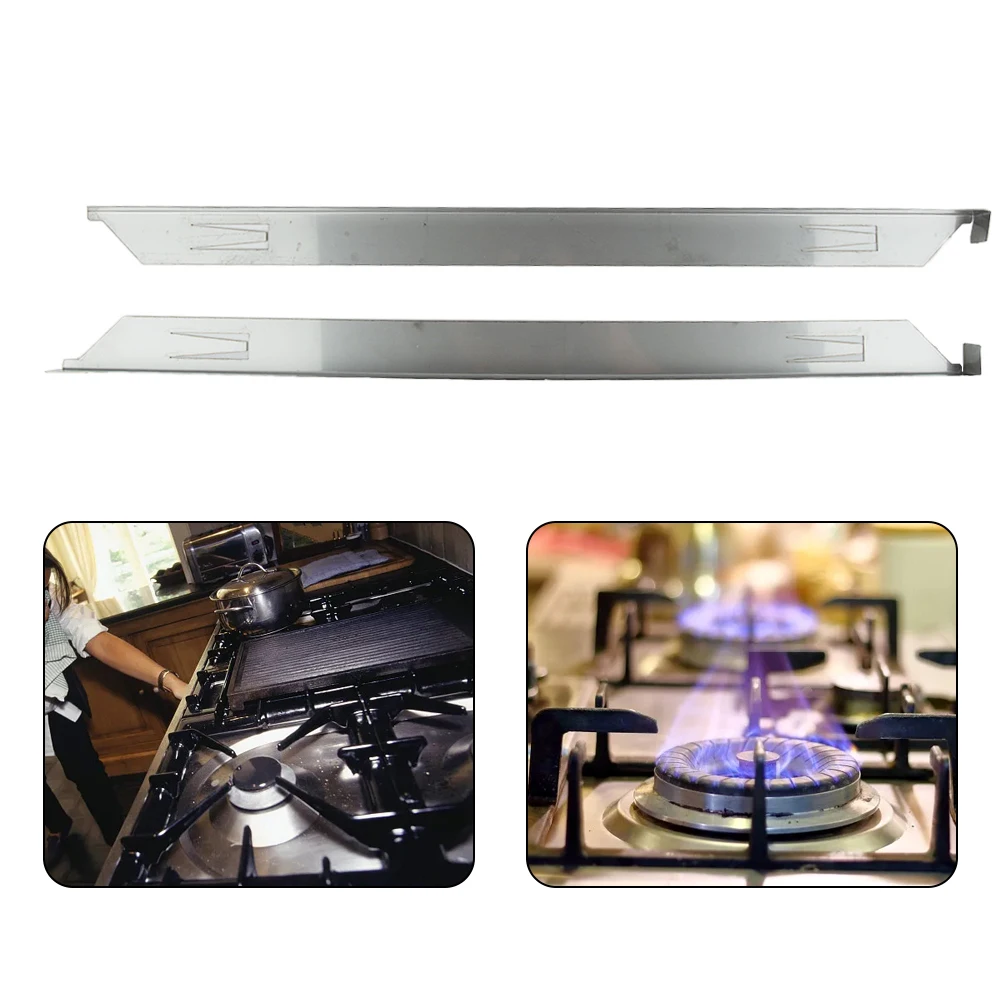 Gaps No More Stylish and Practical Stove Edge Covers in Brushed Finish Perfect Addition to Your For Kitchen Decor